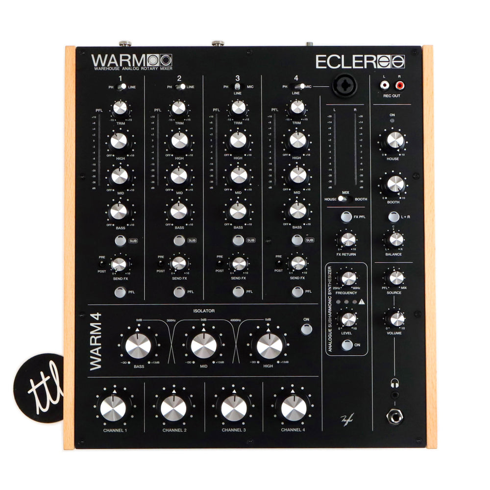 Ecler: WARM4 Four-Channel Analogue Rotary Mixer