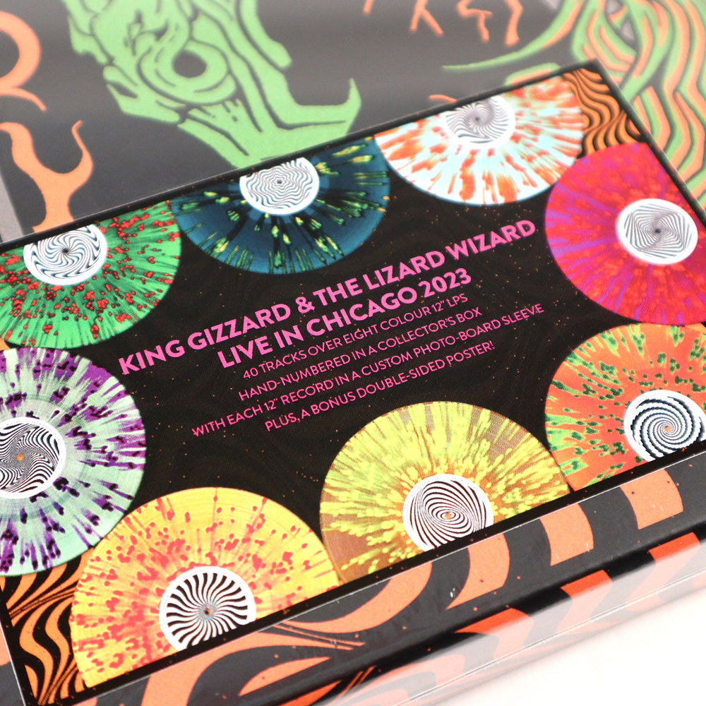 King Gizzard And The Lizard Wizard: Live In Chicago '23 (Colored Vinyl) Vinyl 8LP Boxset