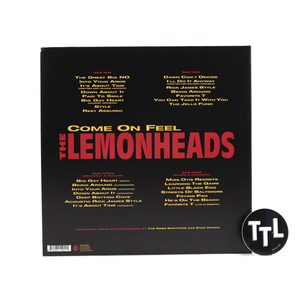 The Lemonheads: Come On Feel The Lemonheads Vinyl 2LP