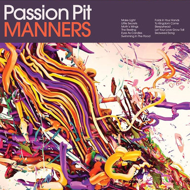 Passion Pit: Manners - 15th Anniversary Edition (Indie Exclusive Orange Colored Vinyl) Vinyl LP