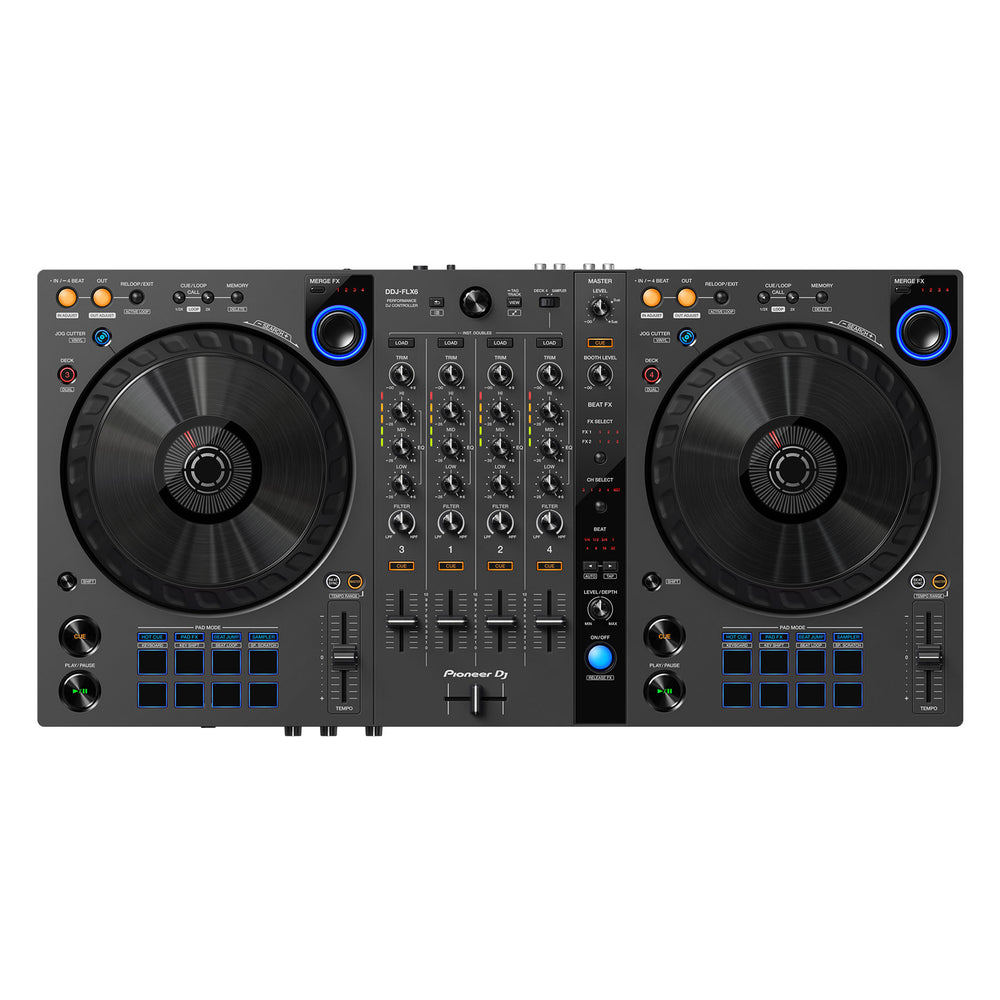 Pioneer DJ: DDJ-FLX6-GT 4-Deck DJ Controller
