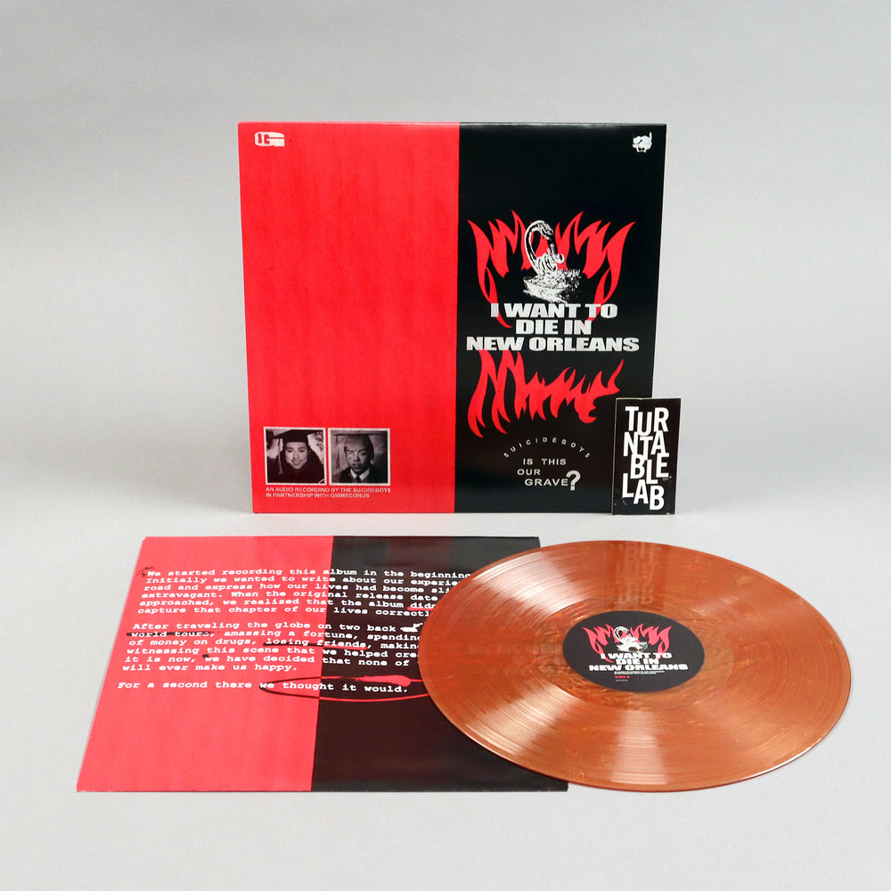 $uicideboy$: I Want To Die In New Orleans (Colored Vinyl) Vinyl LP - Turntable Lab Exclusive - LIMIT 1 PER CUSTOMER
