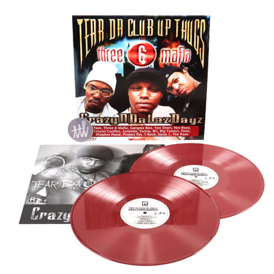 Tear Da Club Up Thugs: CrazyNDaLazDayz (Three 6 Mafia, Colored Vinyl) Vinyl 2LP