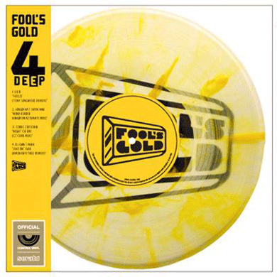 Fool's Gold: Fool's Gold 4 Deep Serato Pressing Control Vinyl + Slipmats