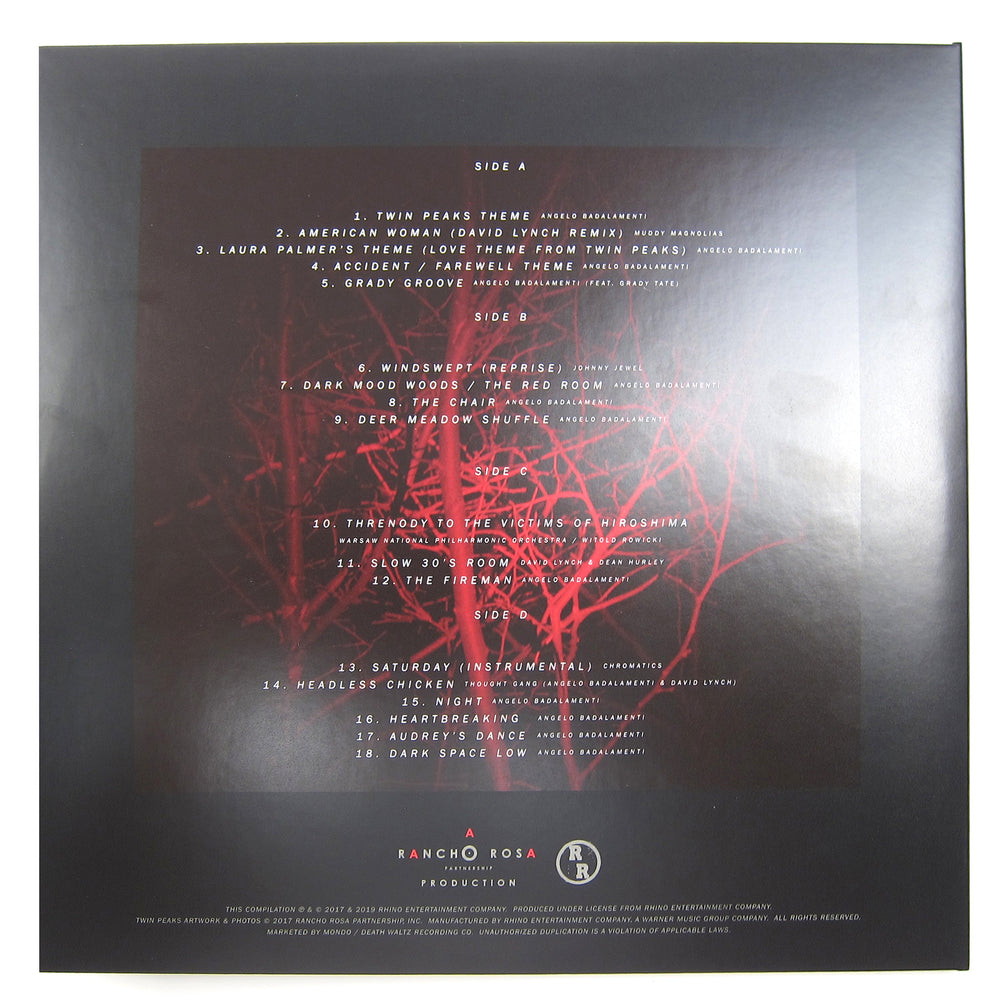 Angelo Badalamenti: Twin Peaks - Limited Event Series Soundtrack (180g, Colored Vinyl) Vinyl 2LP