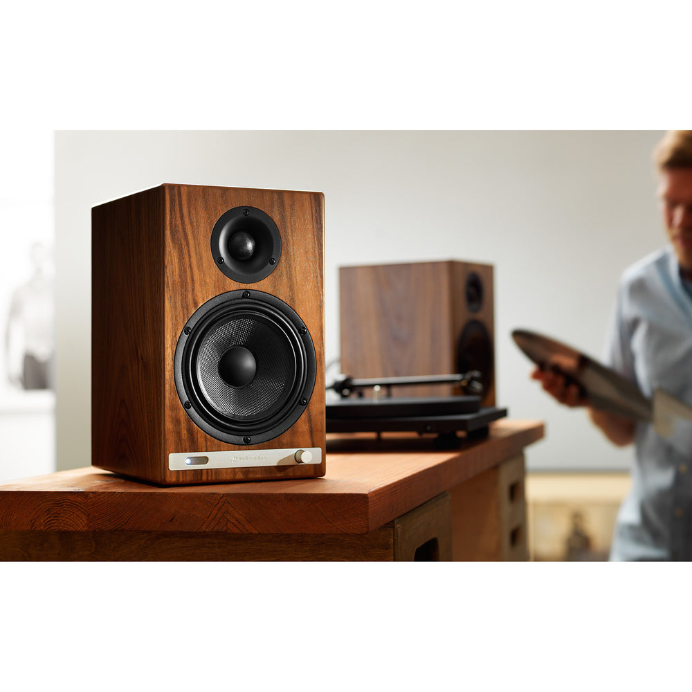 Audioengine: HD6 Powered Bluetooth Speakers - Walnut
