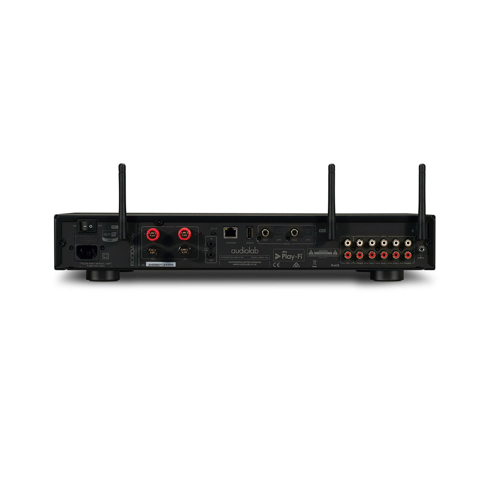 Audiolab: 6000A Play Integrated Amplifer + WiFi Streamer - Black (600APLAYBK)