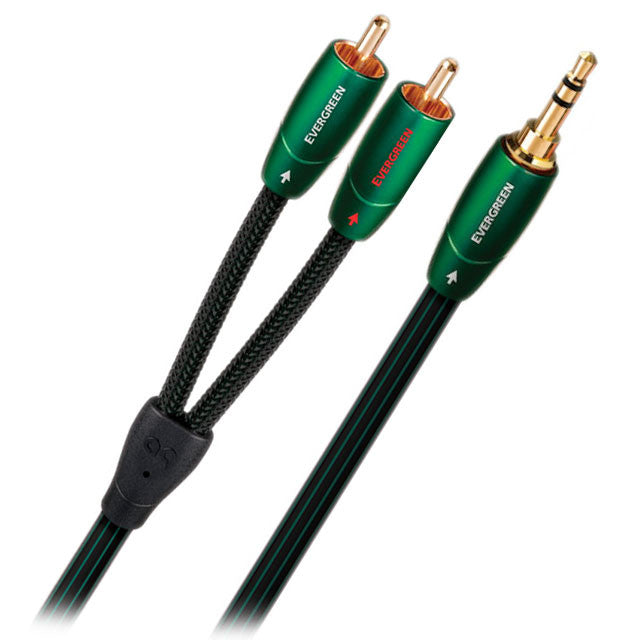 Audioquest: Evergreen Audio Interconnect Y-Cable (3.5mm - RCA) - 1.0M