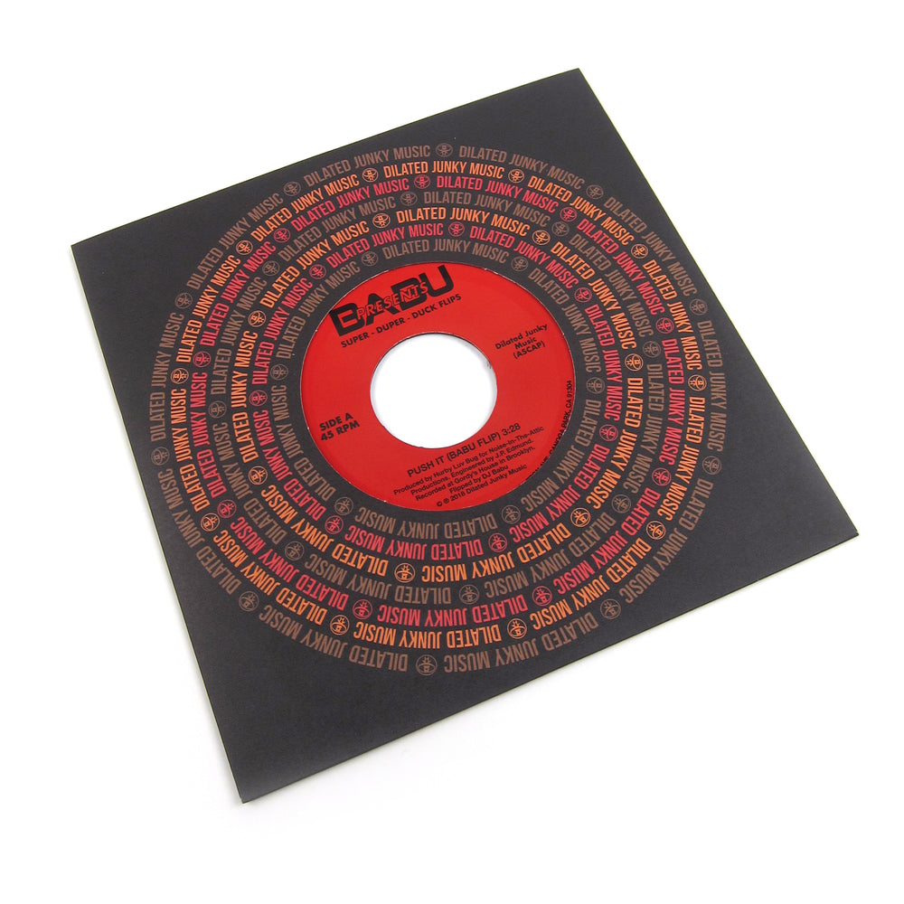 DJ Babu: Super Duper Duck Flips Vol.1 (Salt-N-Pepa, Paul Hardcastle) Vinyl 7"