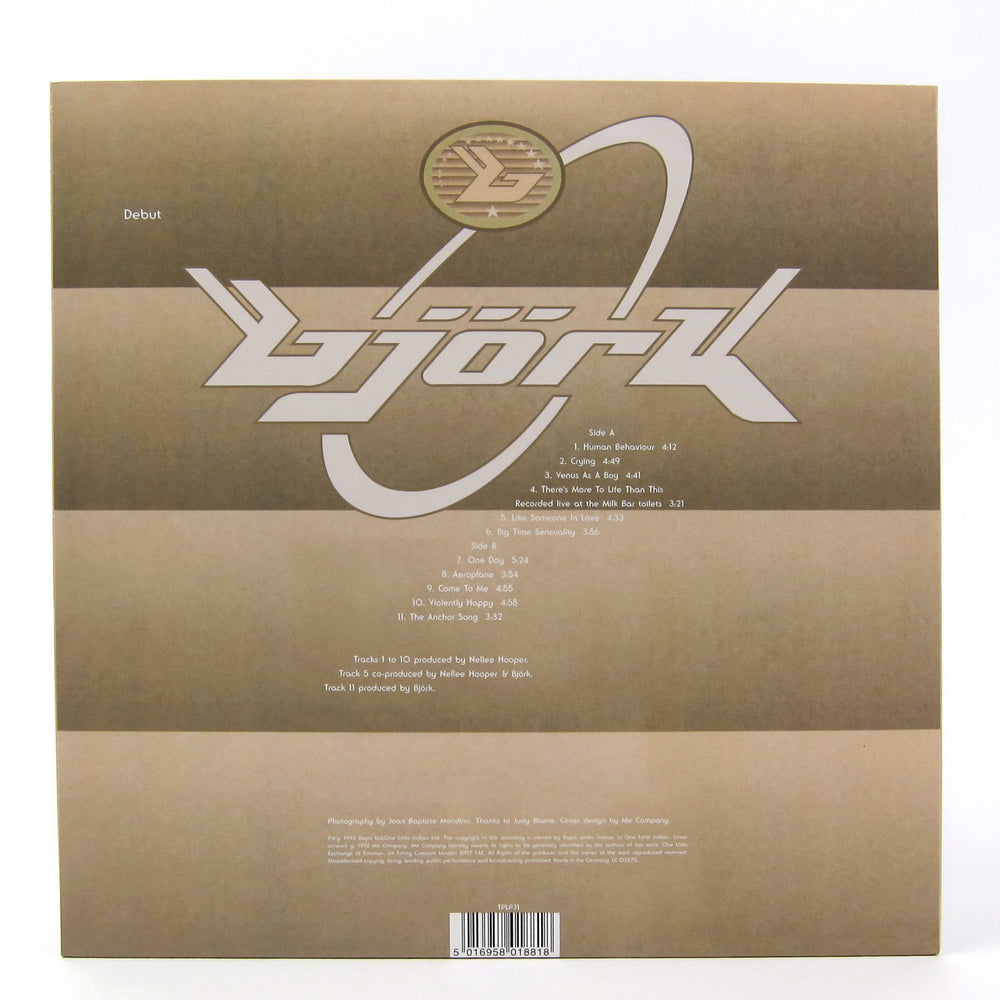 Bjork: Debut Vinyl LP