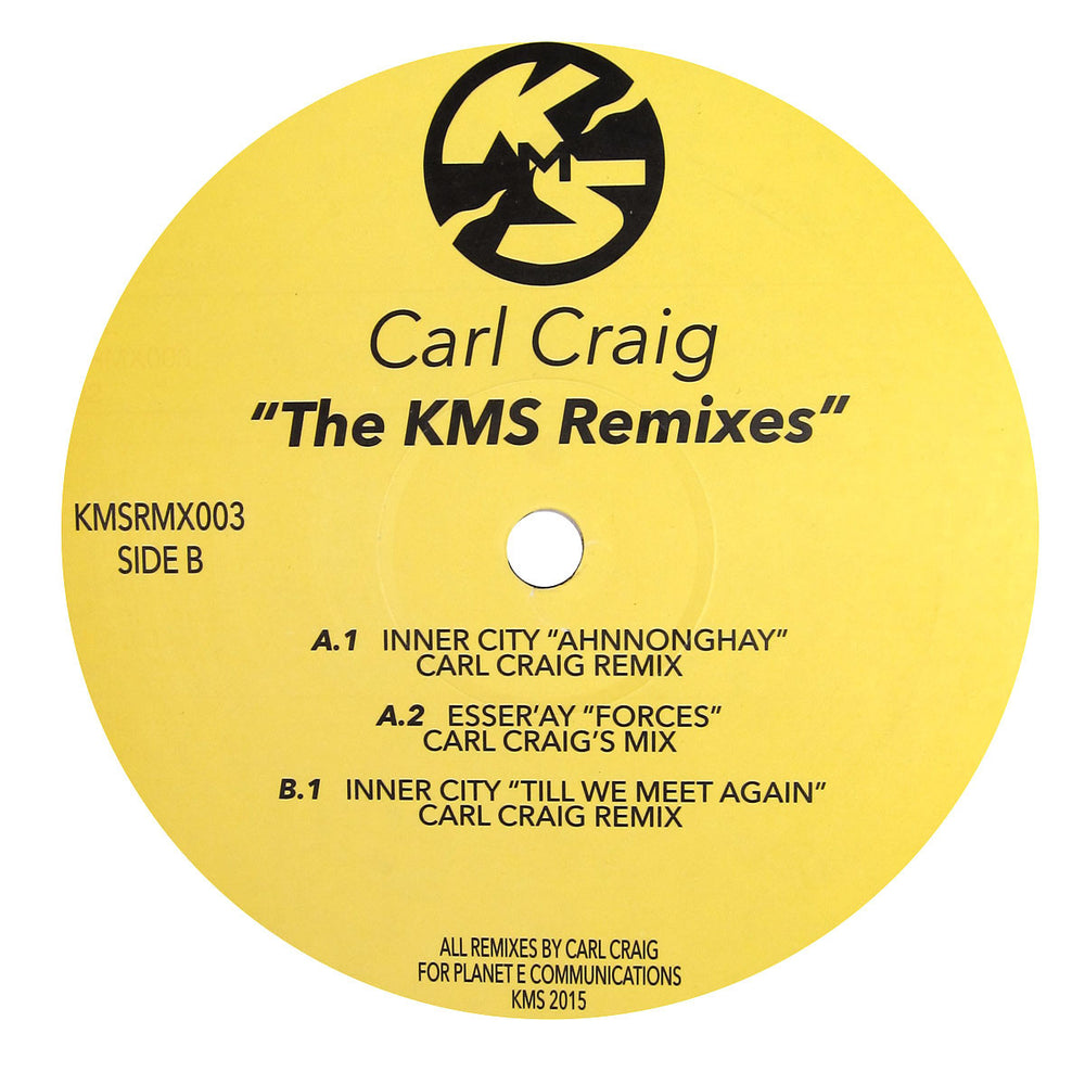 Carl Craig: The KMS Remixes (Inner City) Vinyl 12"