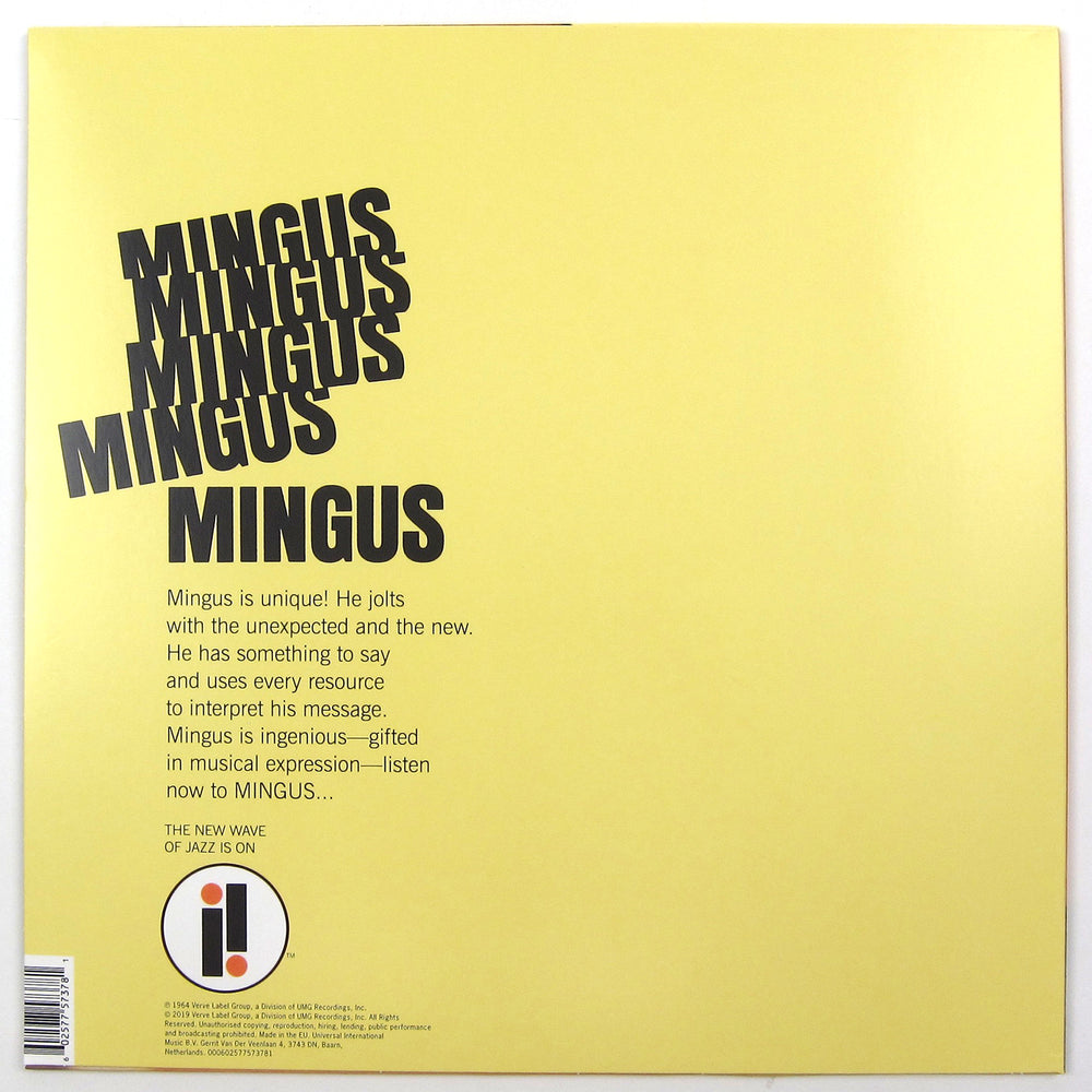 Charles Mingus: Mingus Mingus Mingus Mingus Mingus Vinyl LP