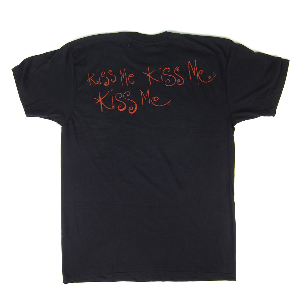 The Cure: Kiss Me Lip Shirt - Black