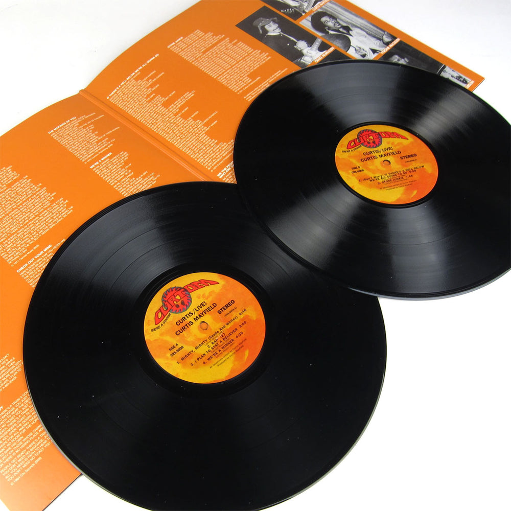 Curtis Mayfield: Live! Vinyl 2LP