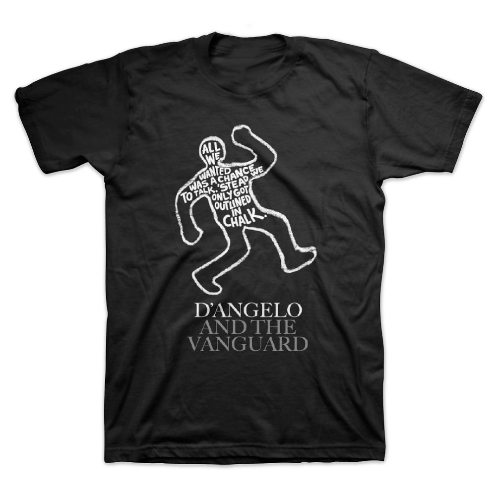 Okayplayer: D'Angelo The Charade Chalkline Shirt - Black
