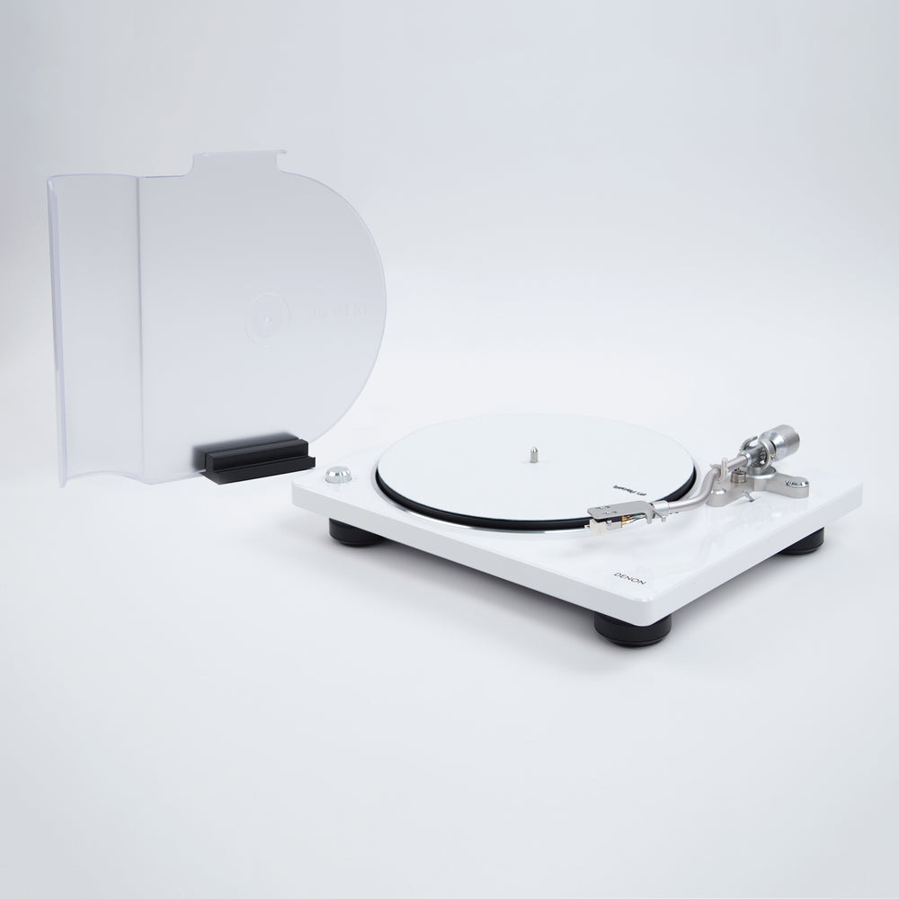 Denon: DP-400 Turntable - White (DP400WT) lid stand
