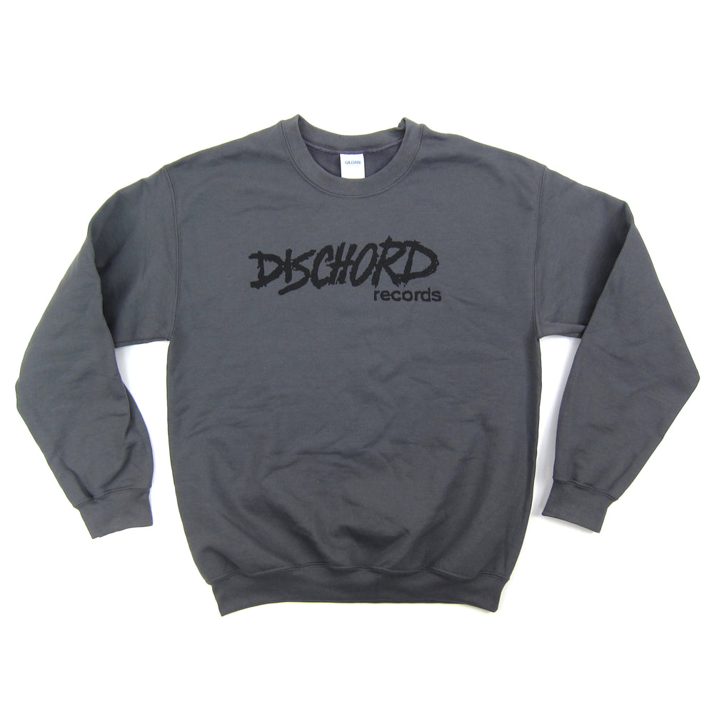 Dischord Records: Old Logo Crewneck Sweatshirt - Charcoal