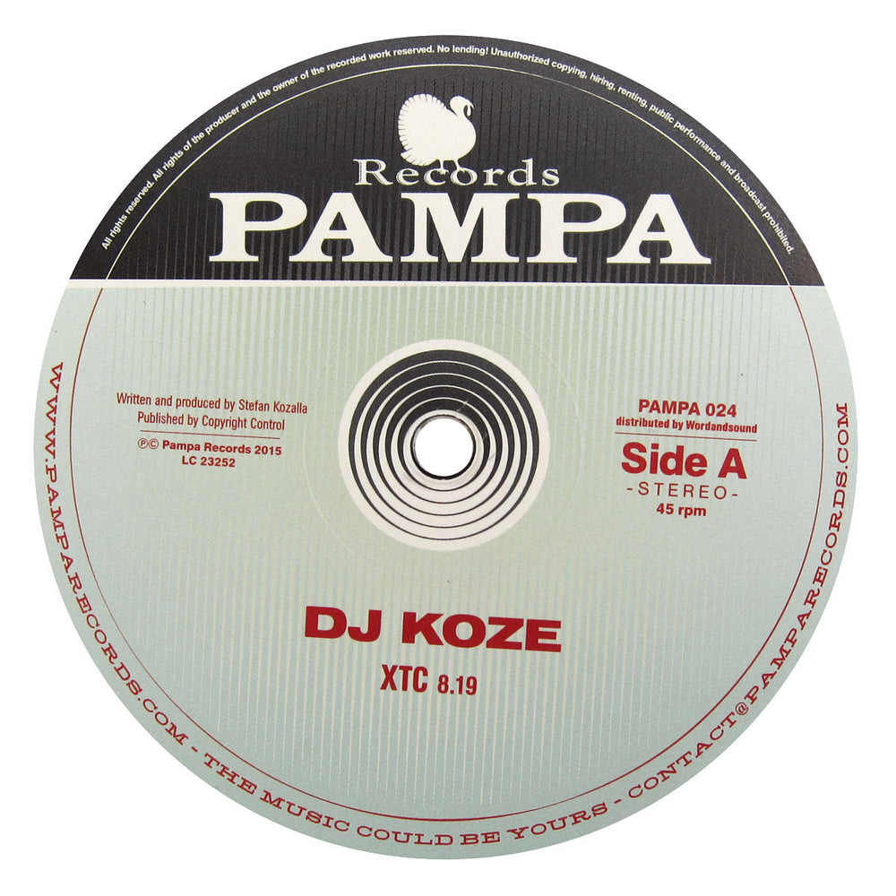 DJ Koze: XTC Vinyl 12"
