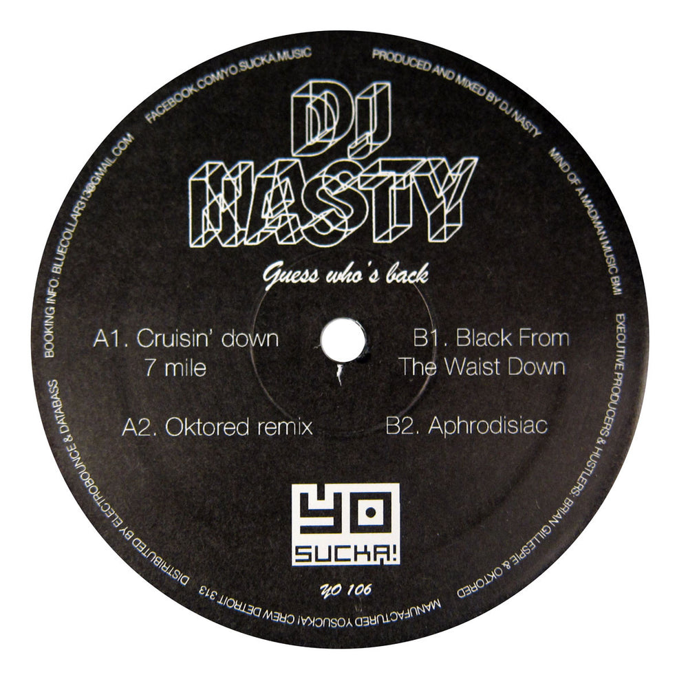 DJ Nasty: Guess Who's Back Vinyl 12"
