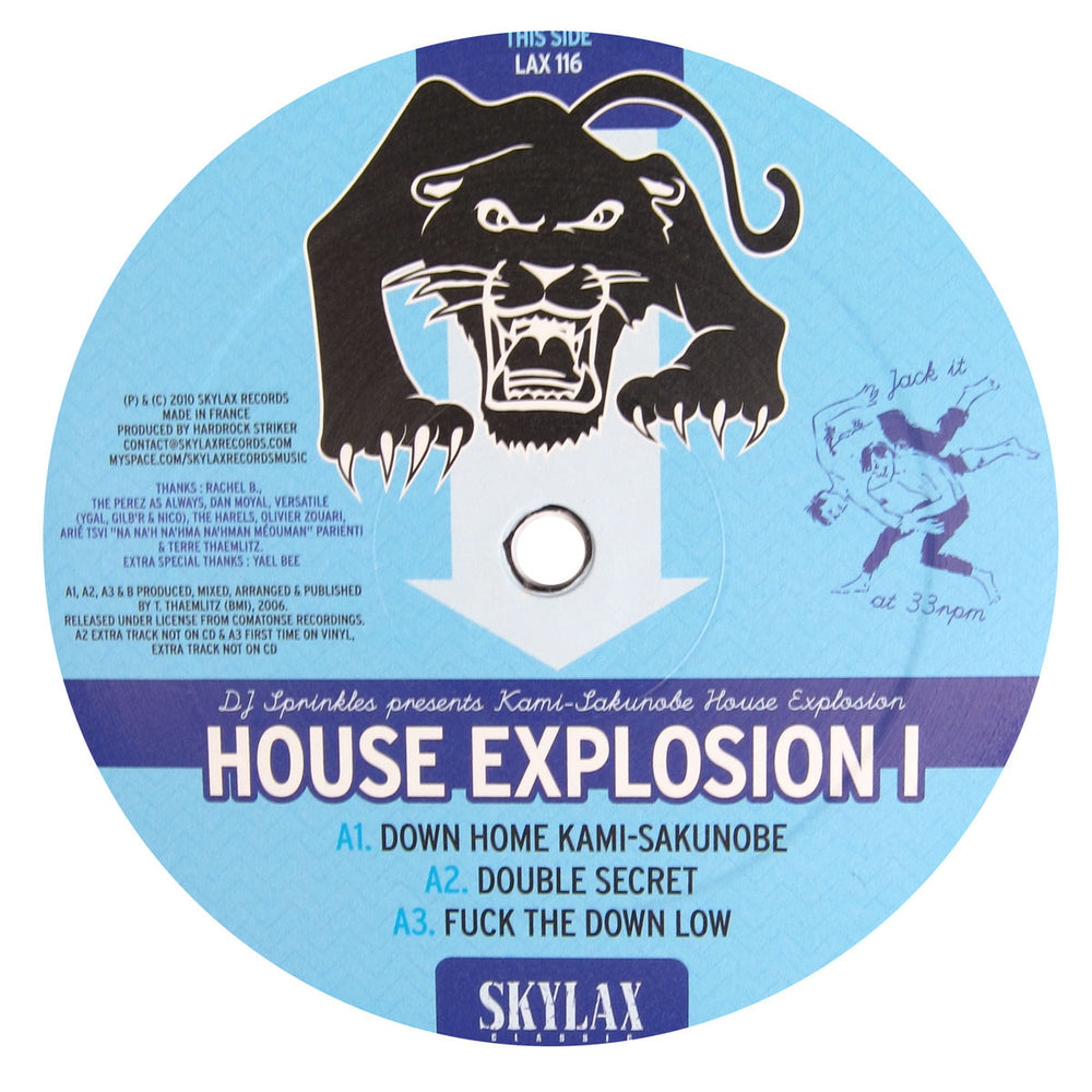 DJ Sprinkles: Presents Kami-Sakunobe House Explosion - House Explosion I Vinyl 12"