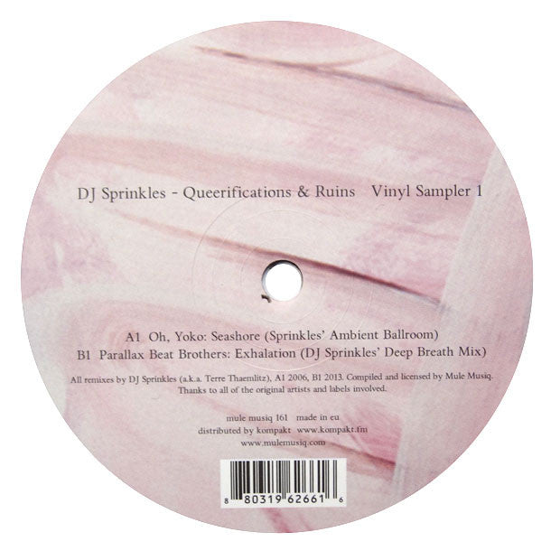 DJ Sprinkles: Queerifications & Ruins Vinyl Sampler 2 12"