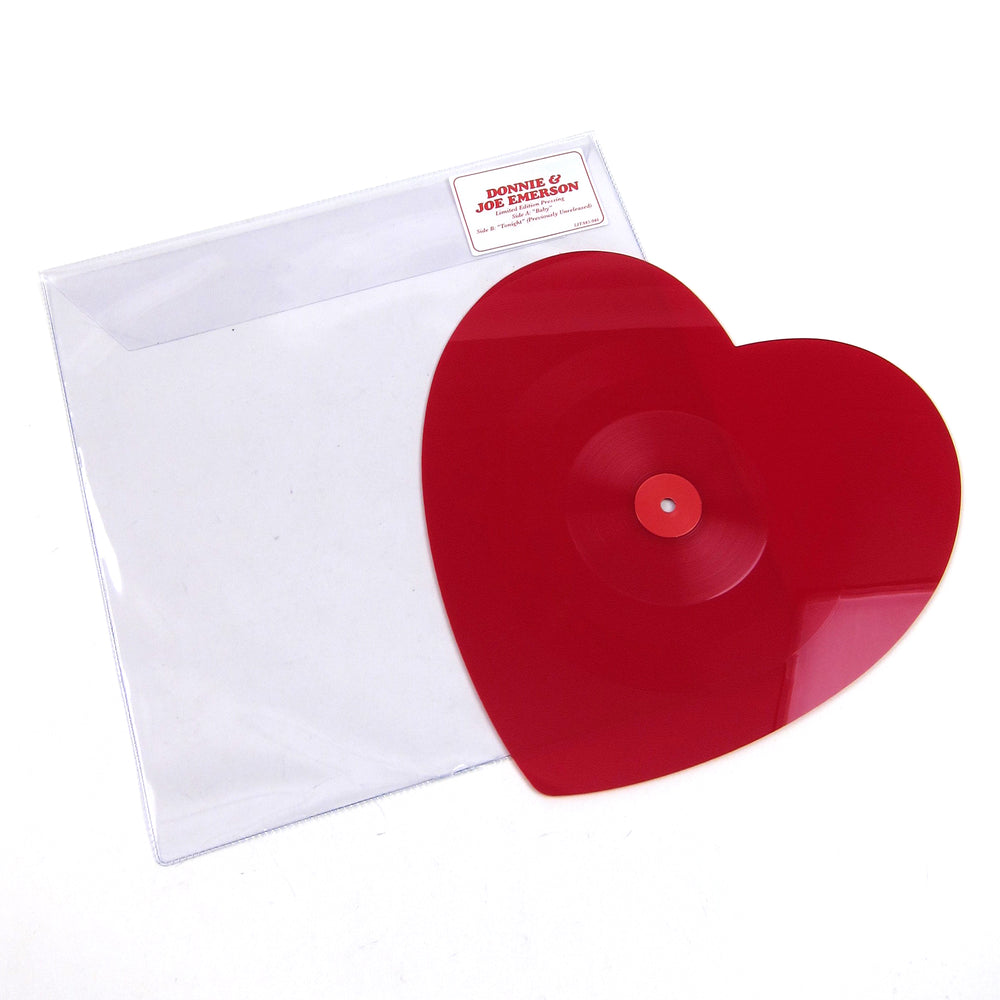 Donnie & Joe Emerson: Baby (Heart Shaped Colored Vinyl) Vinyl 7"