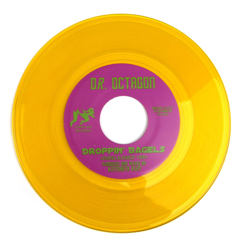 Dr. Octagon: Droppin' Bagels (Kool Keith, Gold Vinyl) Vinyl 7"
