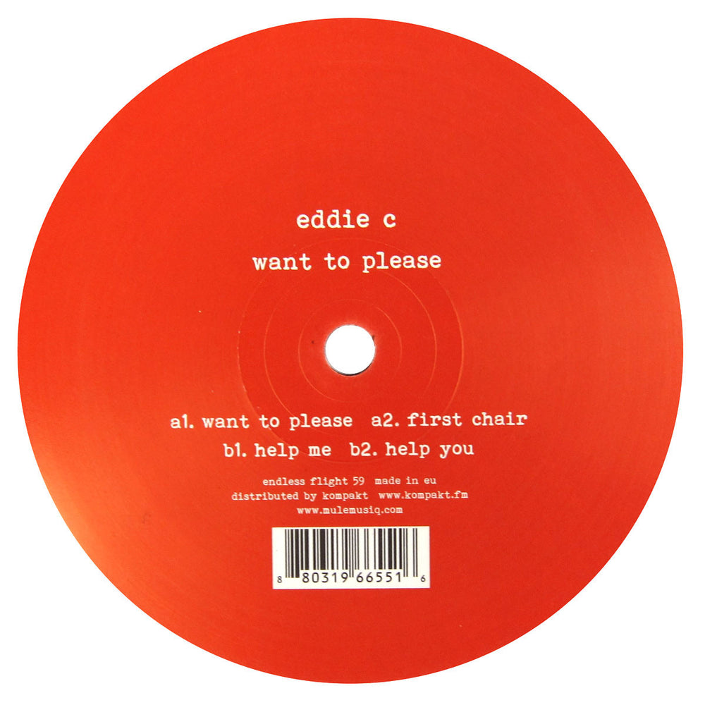 Eddie C: Want To Vinyl 12"