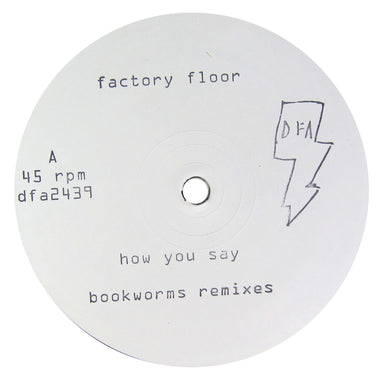Factory Floor: How You Say (Bookworms Remixes) Vinyl 12"