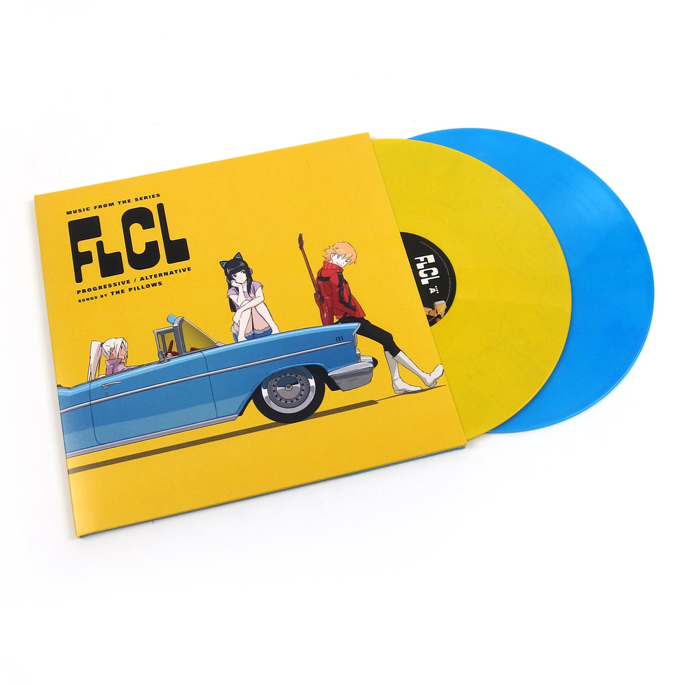 The Pillows: FLCL Progressive / Alternative (Yellow + Blue Colored Vinyl) Vinyl 2LP