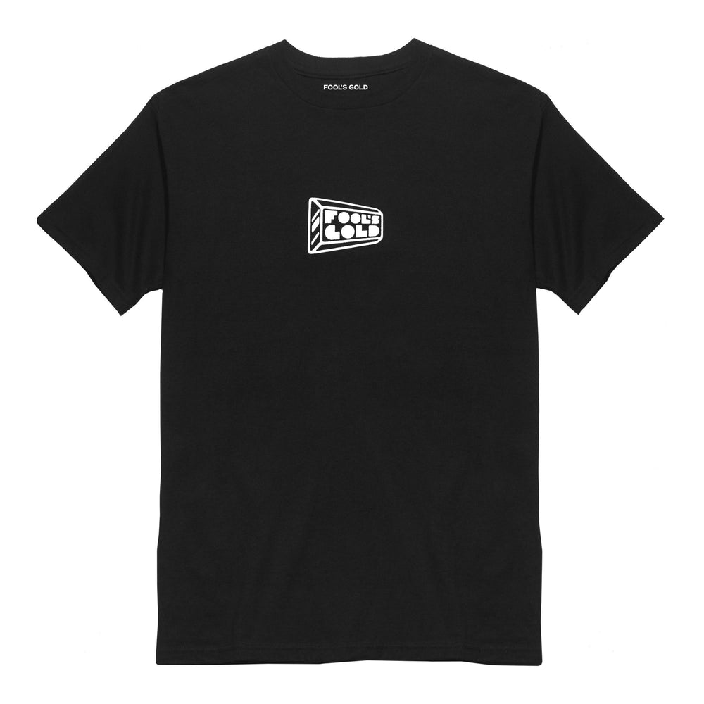 Fool's Gold: Micro Logo Shirt - Black / White