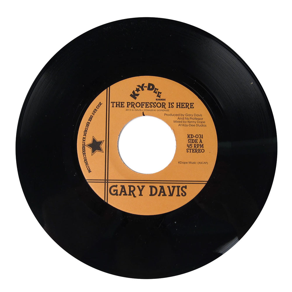 Gary Davis: The Professor Is Here / The Pop Vinyl (Kenny Dope Mix) 7"