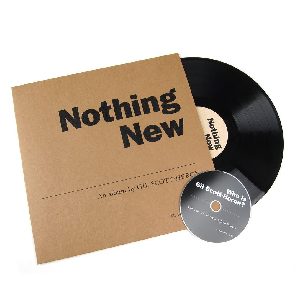 Gil Scott-Heron: Nothing New Vinyl LP+DVD