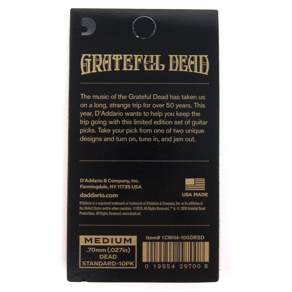 D'Addario: Grateful Dead Guitar Picks - Medium (Record Store Day)