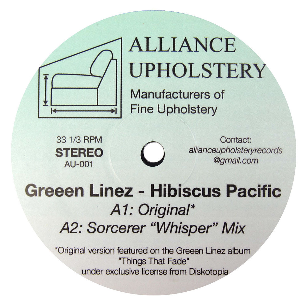 Greeen Linez: Hibiscus Pacific (Jacques Renault, Moon B) Vinyl 12"