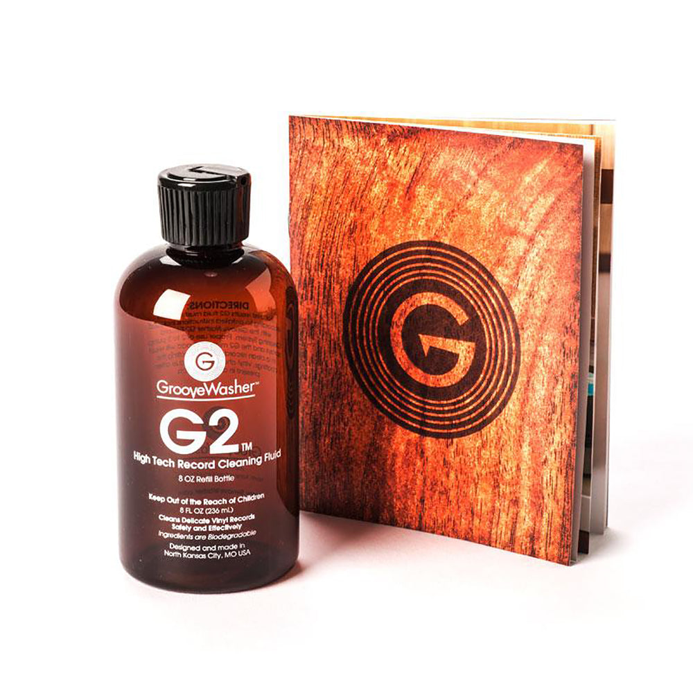 GrooveWasher: G2 Vinyl Record Cleaning Fluid - 8oz Bottle