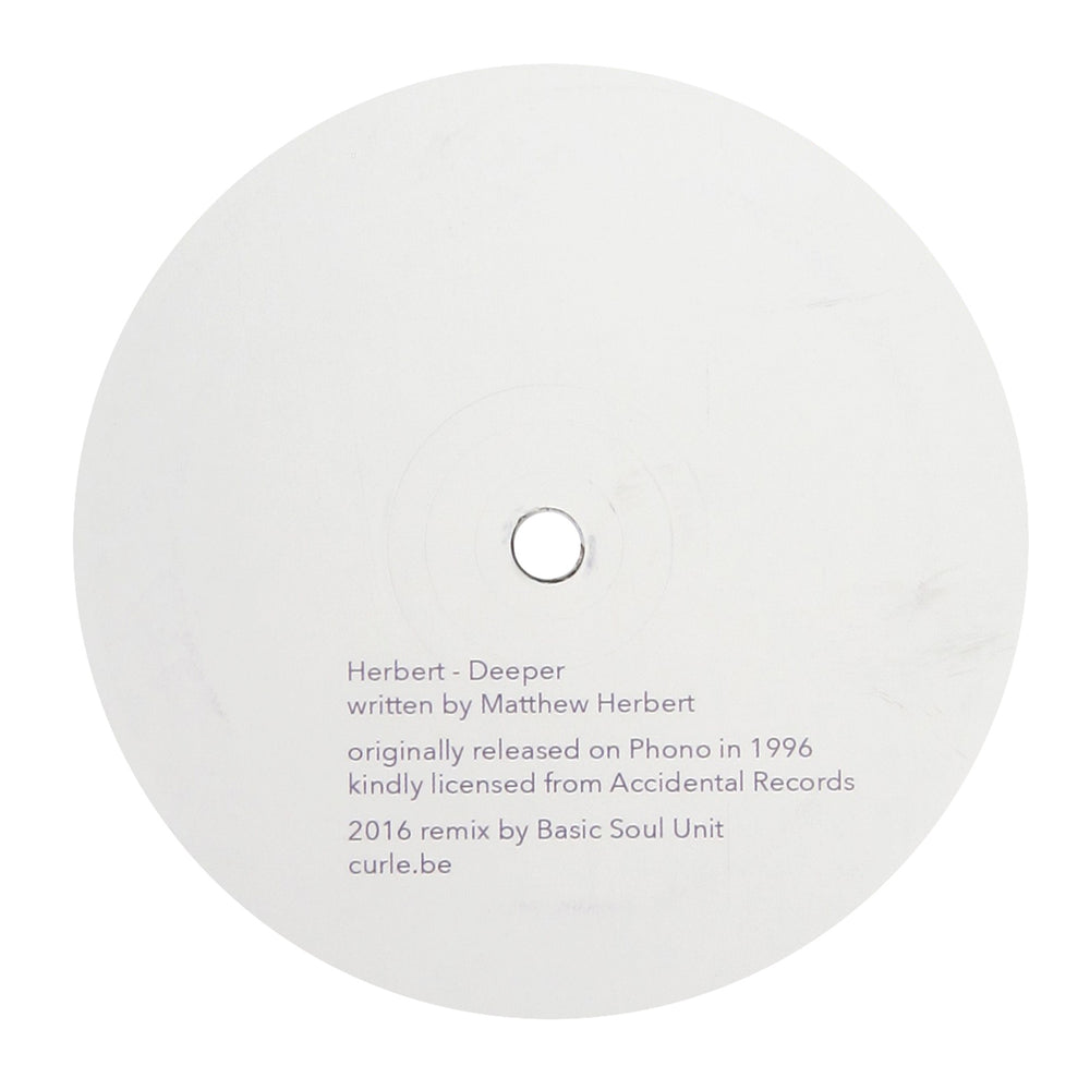 Herbert: Deeper (Basic Soul Unit Remix) Vinyl 12"