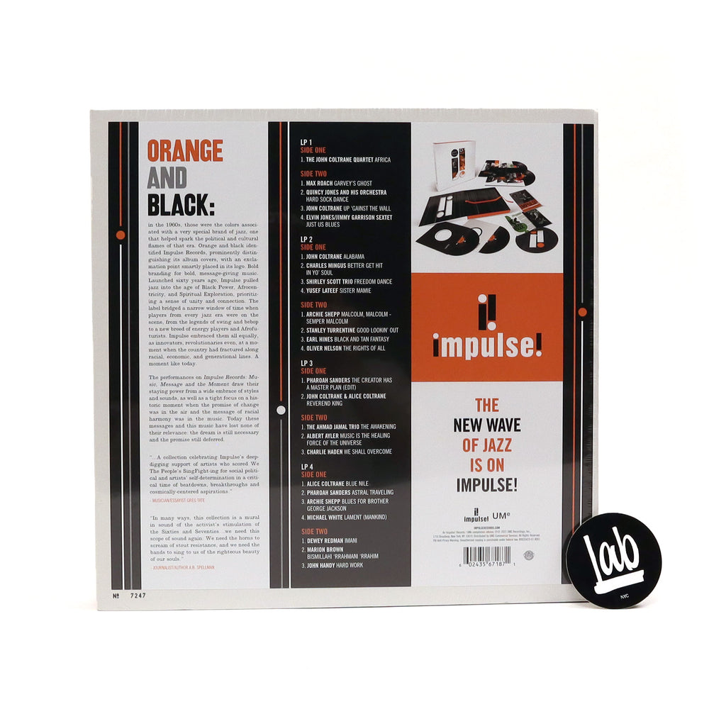 Impulse Records: Music, Message And The Moment Vinyl 4LP Boxset