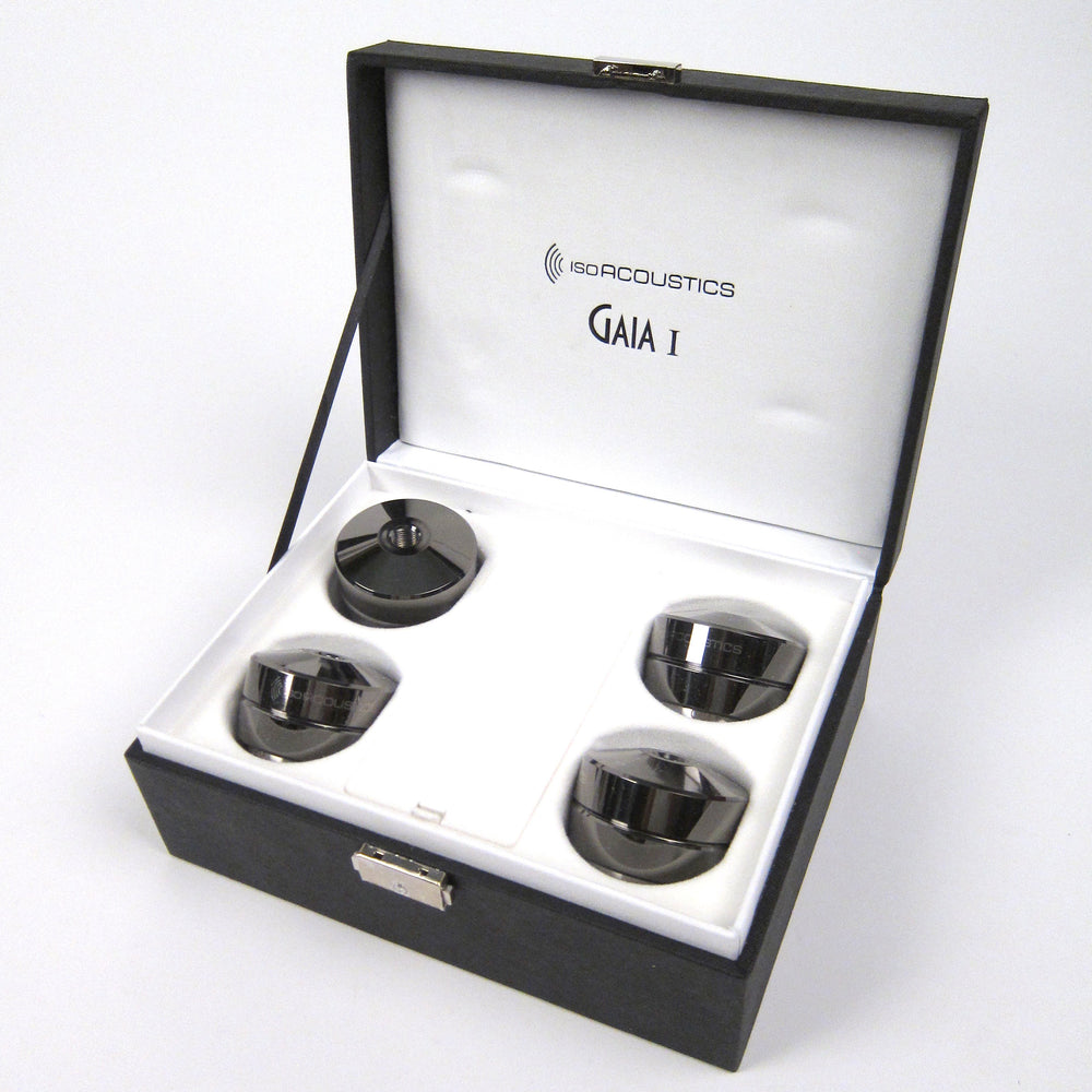 IsoAcoustics: GAIA I Speaker Feet - Dark Chrome (4 Pack)