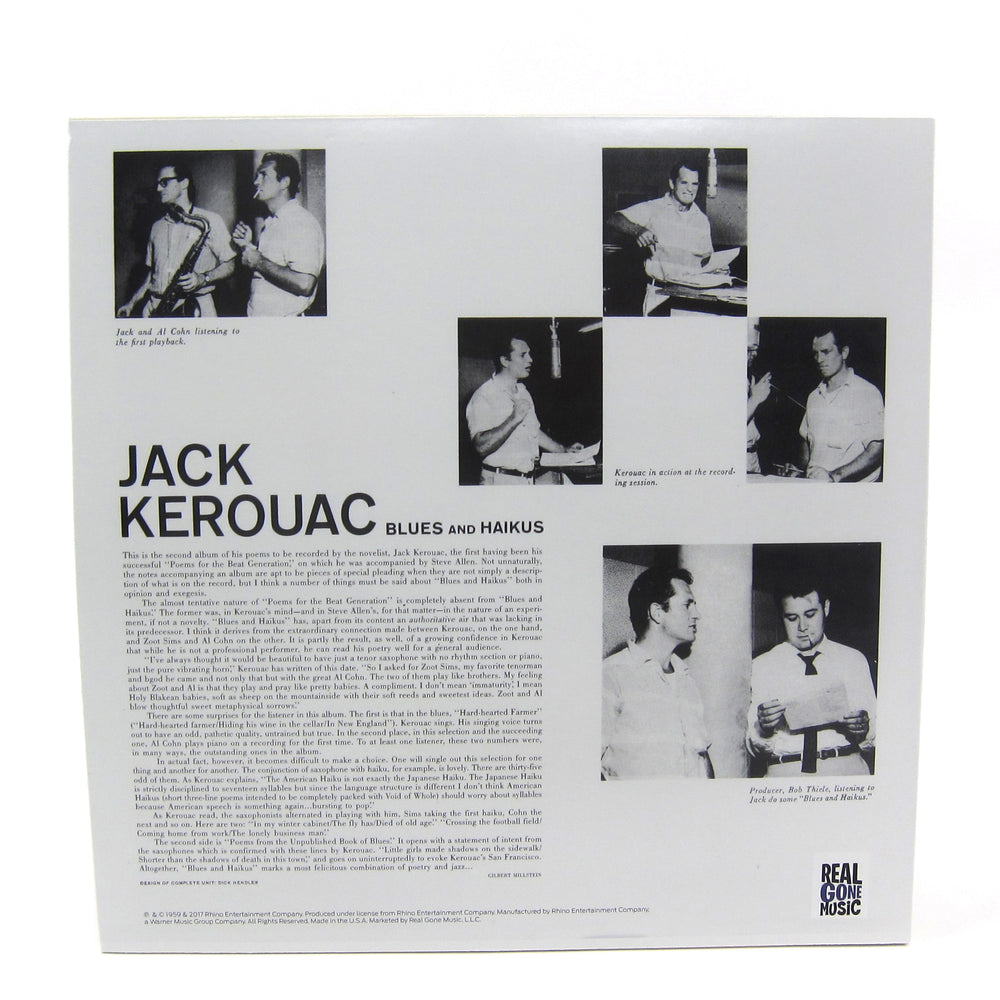 Jack Kerouac Feat. Al Cohn and Zoot Sims: Blues And Haikus (Clear Colored Vinyl) Vinyl LP