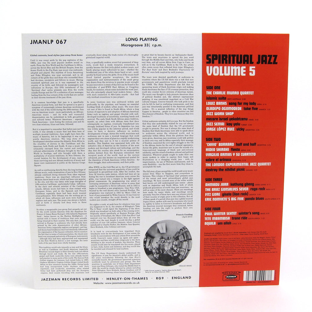 Jazzman: Spiritual Jazz Vol.5 - Esoteric, Modal And Deep Jazz From Around The World 1961-79 Vinyl 2LP