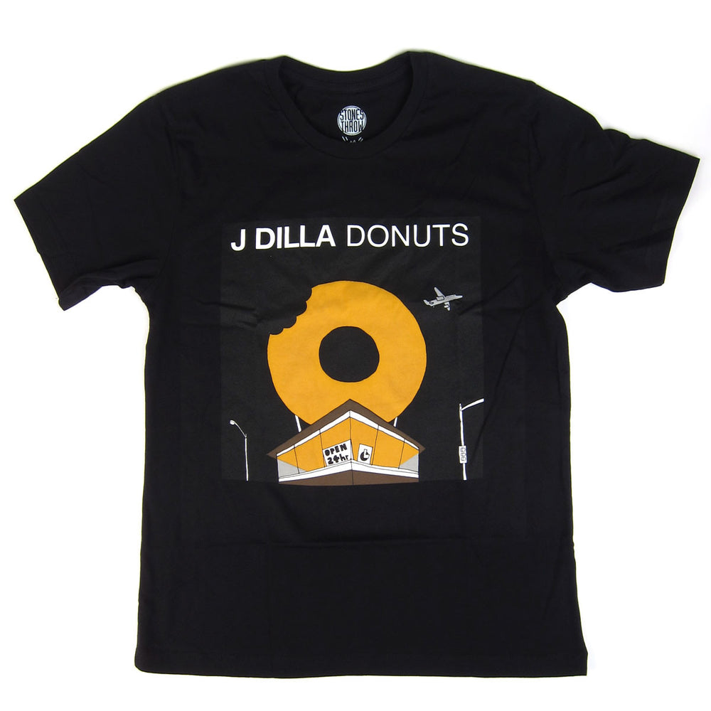 Stones Throw: J. Dilla Donuts Shirt (Illustrated Version) - Black