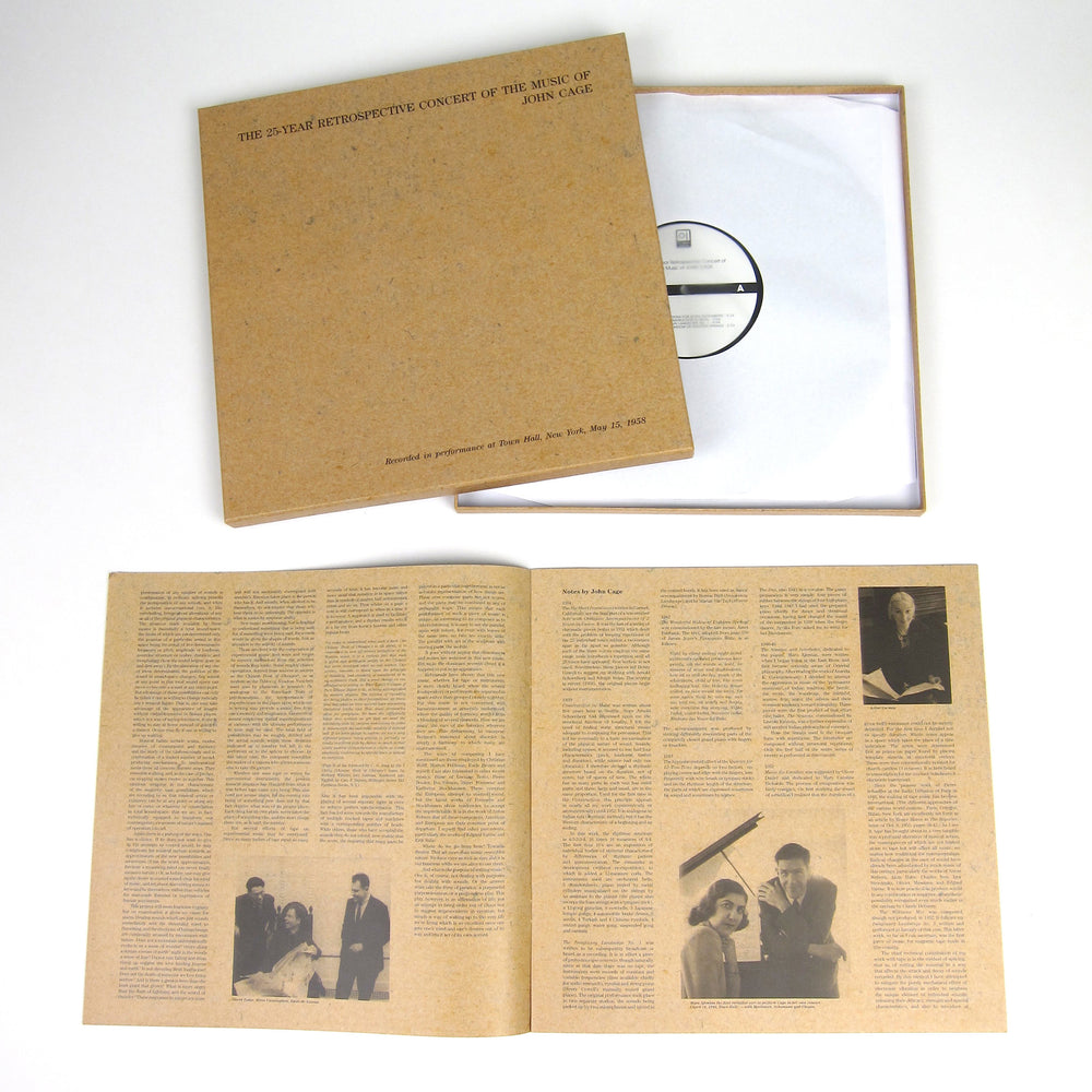 John Cage: The 25-Year Retrospective Concert of the Music of John Cage Vinyl 2LP Boxset