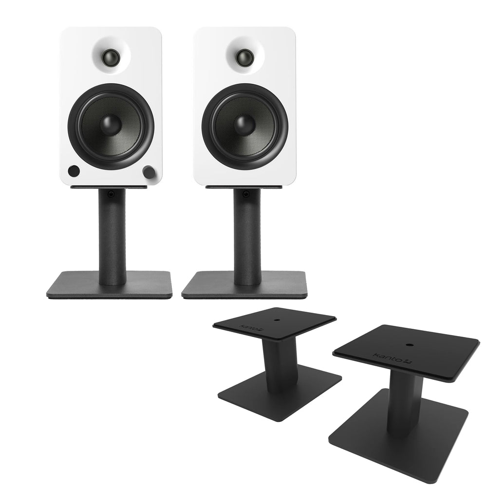 Kanto: SP6HD Desktop Speaker Stands for YU6 / TUK (6" Height / Black / Pair)