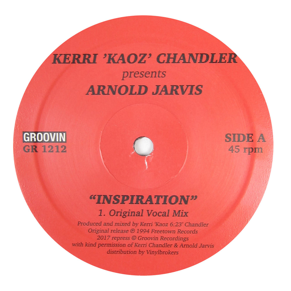 Kerri Chandler: Kerri 'Kaoz' Chandler Presents Arnold Jarvis - Inspiration Vinyl 12"