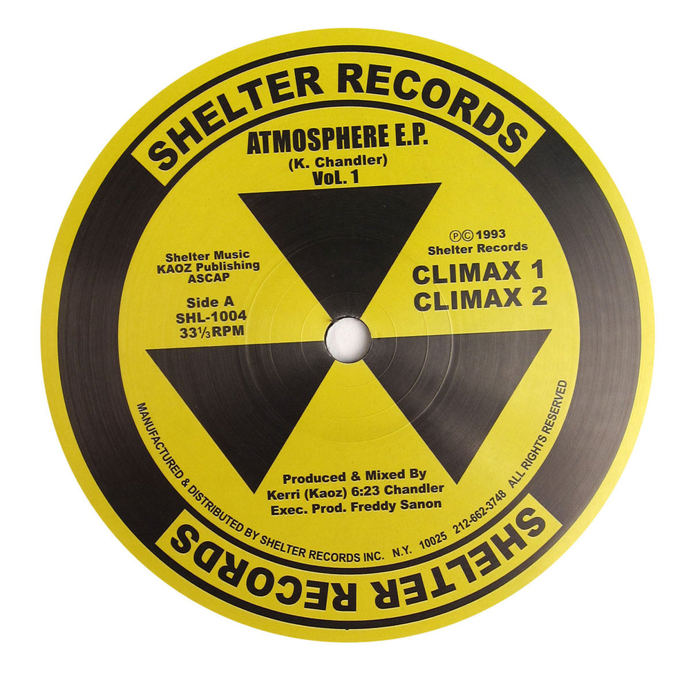 Kerri Chandler: Atmosphere E.P. Vinyl 12"
