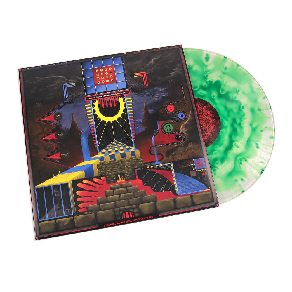 King Gizzard & The Lizard Wizard: Polygondwanaland (Green Colored Vinyl) Vinyl LP