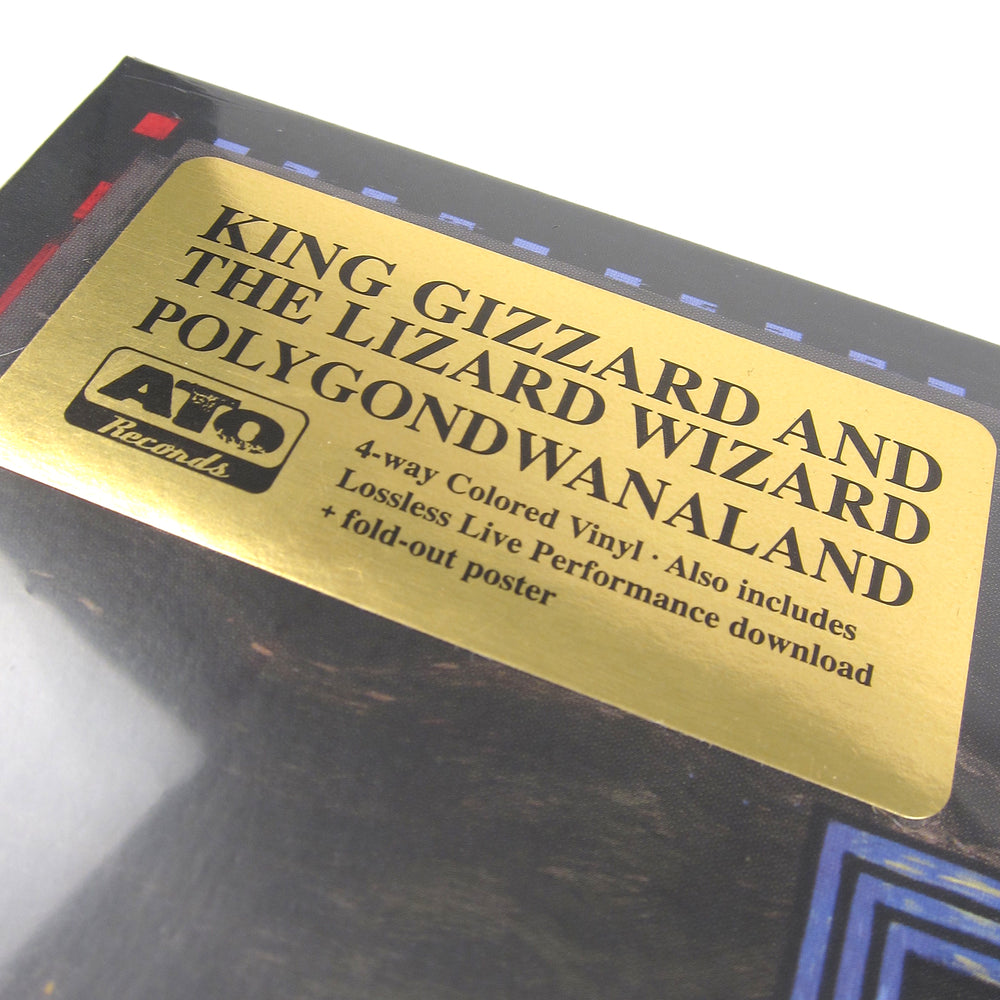 King Gizzard And The Lizard Wizard: Polygondwanaland (4-Way Colored Vinyl) Vinyl LP