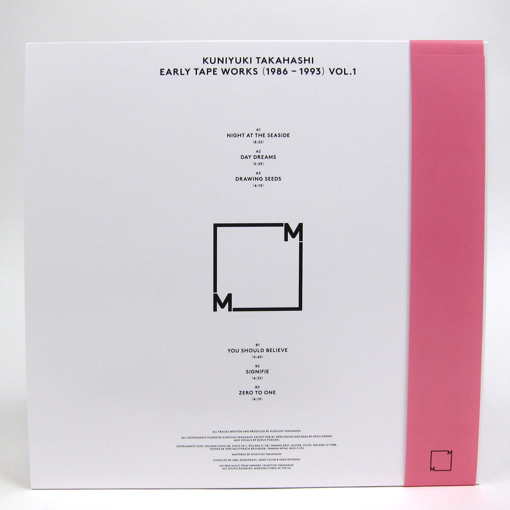 Kuniyuki Takahashi: Early Tape Works (1986-93) Vol.1 Vinyl LP