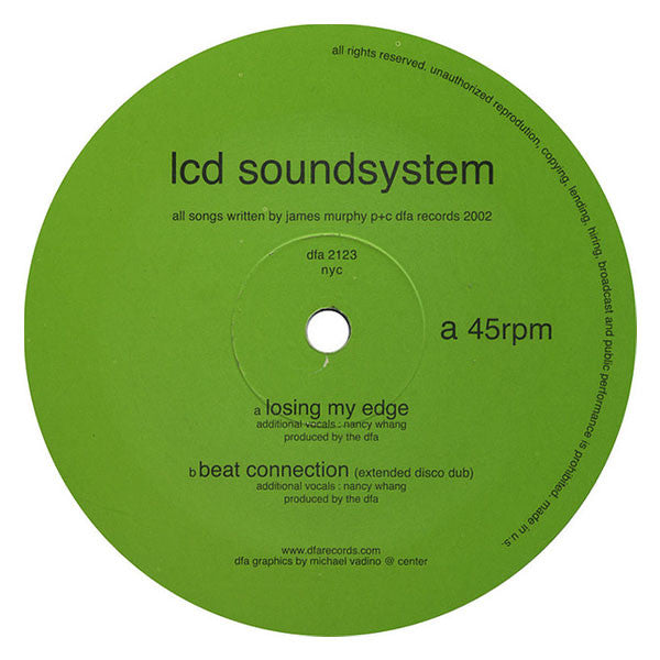 LCD Soundsystem: Losing My Edge 12"